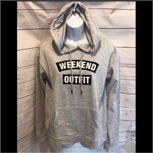 Champion Weekend Outfit graphic oversized boxy relaxed fit hooded sweatshirt
